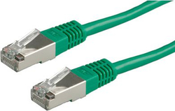 Fotoja e Kabllo rrjeti Roline PatchCord, S/FTP, Cat6, 2 m, e gjelbër