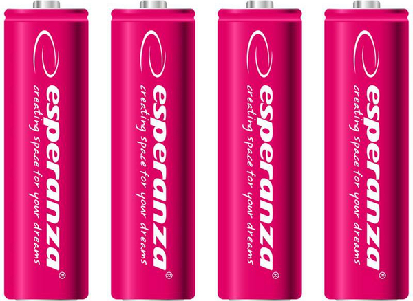 Fotoja e Bateri të rikarikueshme AA Esperanza, 2000mAh, 4 copë