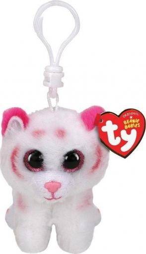 Fotoja e Varëse çelësash pelush TY Beanie Boos - Tigri Tabor, i bardhë/rozë