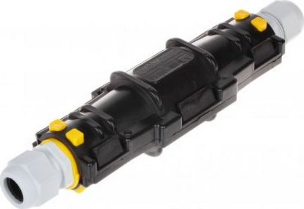 Fotoja e Kuti kaluese për instalime të rrymës Raytech GELBOX RAPID-JOINT-L10-IP68, e zezë