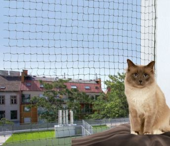 Fotoja e Rrjetë mbrojtëse për mace Trixie, 8x3 m, e gjelbër