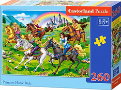 Fotoja e Puzzle Castorland Princess Horse Ride, 260 elemente