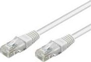 Fotoja e Kabllo Wentronic (95257), RJ-45, 25 cm, UTP, CAT 6, e bardhë