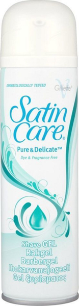 Fotoja e Xhel rroje Gillette Satin Care Pure & Delicate Gel (W), 200ml