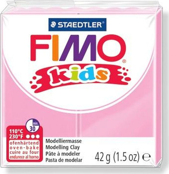 Fotoja e Mase plastike për fëmijë Fimo, 42g, rozë