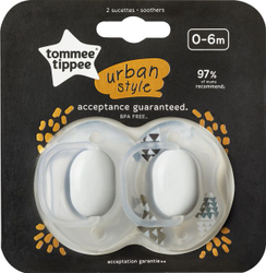 Fotoja e Memë Tommee Tippee Urban, 2 copë, të bardha