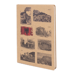 Fotoja e Fletore A4 Prograf Albania, Kraft, 100 fletë