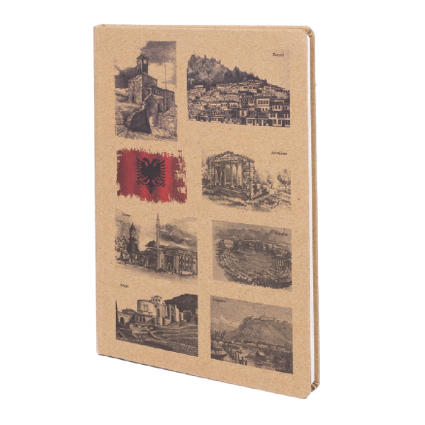 Fotoja e Fletore A4 Prograf Albania, Kraft, 100 fletë