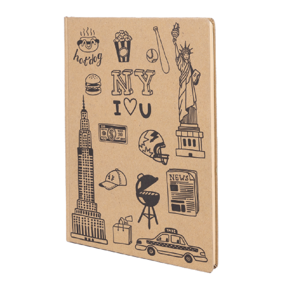 Fotoja e Fletore A4 Prograf New York, Kraft, 100 fletë