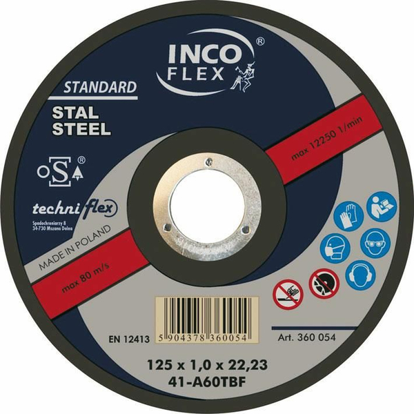 Fotoja e Disk për prerjen e metalit TECHNIFLEX, 125 * 6.5