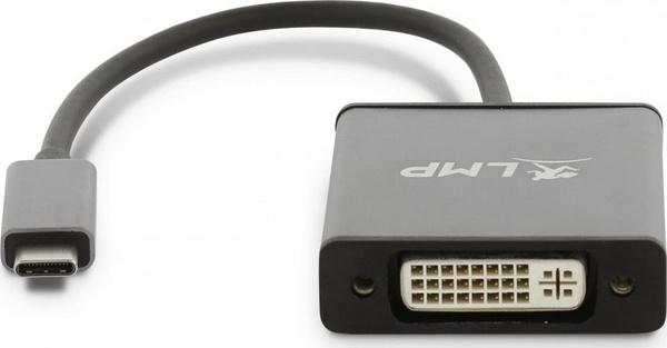 Fotoja e Përshtatës LMP USB - C në DVI, i hirtë