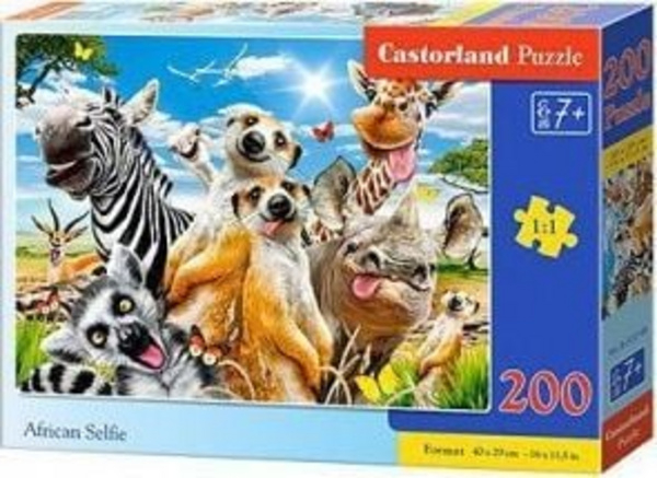 Fotoja e Puzzle Castorland African Selfie CASTOR, 200 pjesë