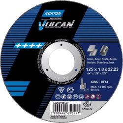 Fotoja e Disk prerës NORTON 27 125x6,4x22,2 A 30 P Vulcan (66252830804)