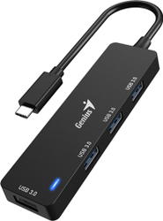 Fotoja e Konvertues USB Genius, USB 3.0, UH-400, i zi
