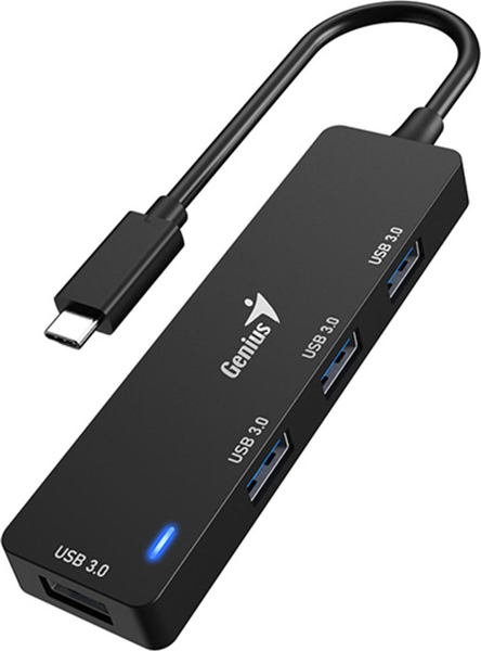 Fotoja e Konvertues USB Genius, USB 3.0, UH-400, i zi
