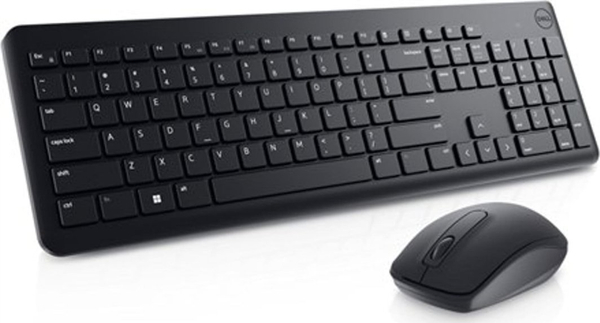 Fotoja e Set Tastierë dhe maus Dell KM3322W (580-AKFZ_LT), Wireless, 1000 DPI, i zi
