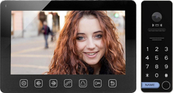Fotoja e Video-interkom Orno, me kod dhe RFID, i zi