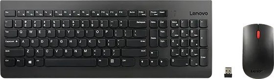 Fotoja e Set tastierë dhe maus Wireless Lenovo Gen2, i zi