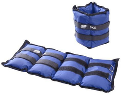 Fotoja e Pesha Eb Fit me rripa Velcro, 2x 3 kg, të kaltërta