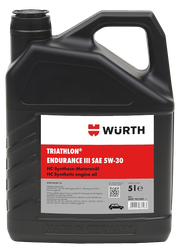 Fotoja e Vaj për motor Würth TRIATHLON, 5W30, 5L