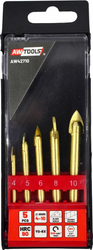 Fotoja e Maja turiele AWTools AW42710 për qelq dhe qeramikë, 4-10 mm, 5 copë