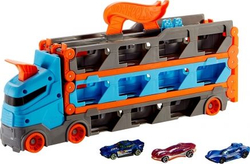 Fotoja e Kamion lodër Hot Wheels Racing Transporter 2në1 (GVG37)