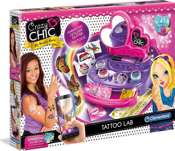 Fotoja e Lodër Crazy Chic Tatoos Studio Clementoni, 37x28.1x8.6cm