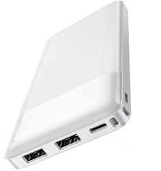 Fotoja e Powerbank Hoco J100, 10000 mAh, i bardhë