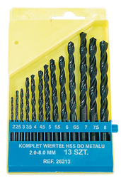Fotoja e Set vidash MEGA HSS (26213), 2 7 4.5 4 5.5 5 3 2.5 3.5 6 6.5 7.5 8mm