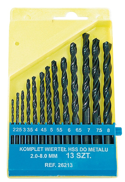 Fotoja e Set vidash MEGA HSS (26213), 2 7 4.5 4 5.5 5 3 2.5 3.5 6 6.5 7.5 8mm