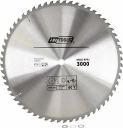 Fotoja e Sharrë rrethore AWTools (AW48498), 600 x 60 x 30 mm