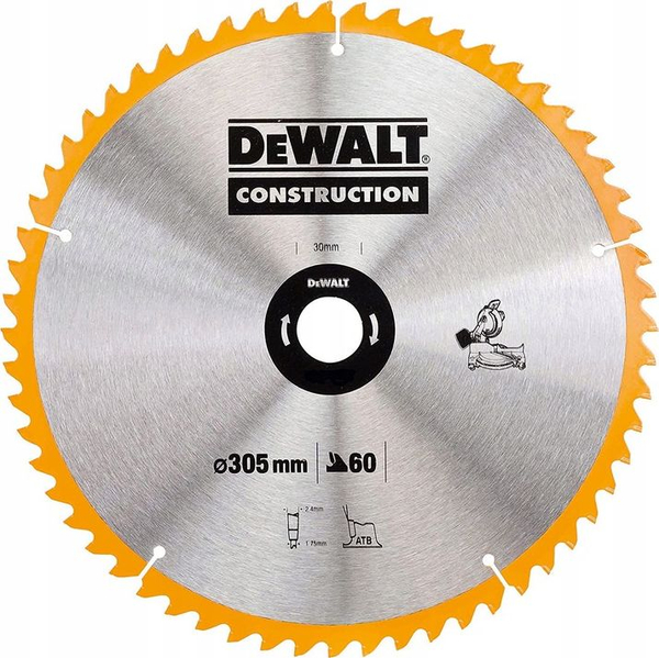 Fotoja e Sharrë rrethore Dewalt 305x30 mm x 60z (DT1960-QZ)