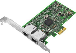 Fotoja e Përshtatës rrjeti Lenovo ThinkSystem Broadcom 5720, 1GbE, RJ45, 2 porte, PCIe, i gjelbër