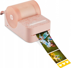 Fotoja e Printer për etiketa dhe foto HP Sprocket Panorama, Bluetooth, rozë