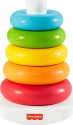 Fotoja e Lojë edukative Fisher Price, piramidë me rrathë gome, +6MO