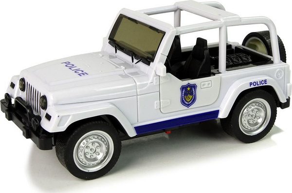 Fotoja e Lodër Leantoy Import automjet police, e bardhë