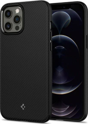 Fotoja e Mbrojtëse Spigen Mag Armor për iPhone 12/12 Pro 6.1", e zezë mat (ACS01865)
