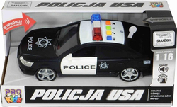 Fotoja e Automjet policie lodër Pro Kids, i zi
