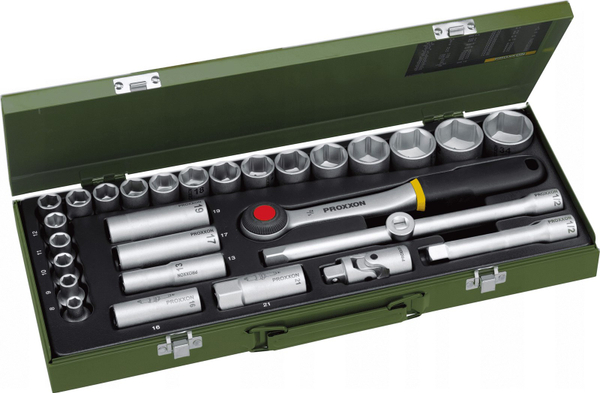 Fotoja e Set veglash Proxxon (PR23000), 29 pjesë