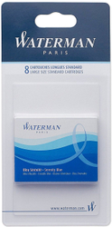 Fotoja e Bojë për stilolaps Waterman Tintenpatrone Serenity Blue, 8 copë, e kaltër