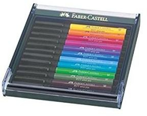 Fotoja e Set lapsash Faber-Castell Pitt Artist Pen Brush, 12 copë