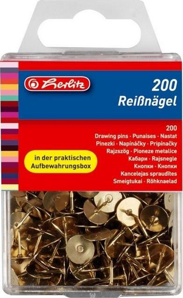 Fotoja e Kapëse metalike Herlitz, 200 copë
