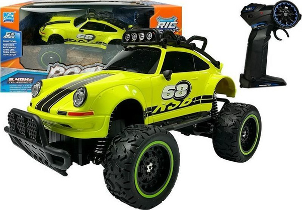 Fotoja e Makinë lodër me telekomandë LEANToys Beetle, 2.4GHz, e verdhë