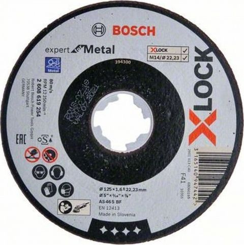 Fotoja e Disk prerës Bosch X-LOCK, 125x1mm