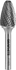 Fotoja e Prerësja metalike Graphite F BIT metal BIT 16 X 25 mm, Shank 6 X 45 mm 55H374, Picture 1