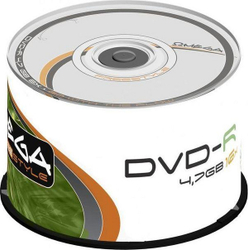 Fotoja e Disqe Omega DVD + R 4.7 GB 16x (56465), 50 copë
