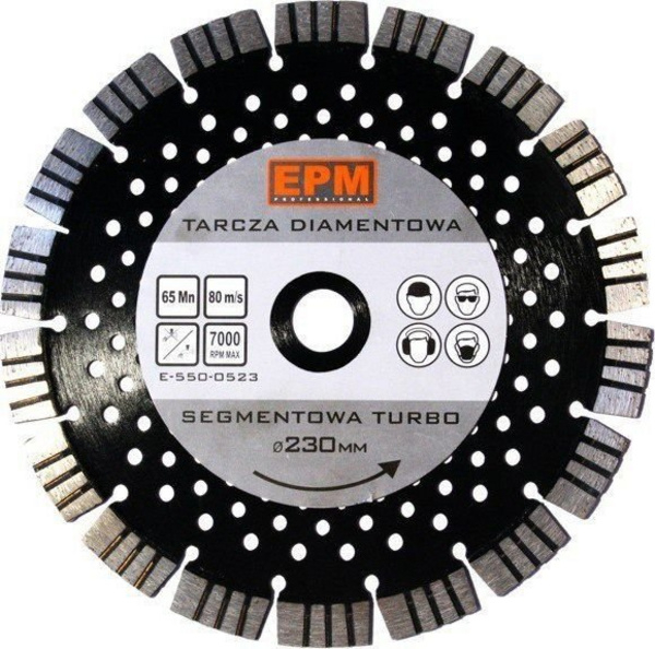 Fotoja e Disk prerës EPM Turbo, 230 mm