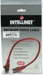 Fotoja e Kabllo patch Intellinet Network Solutions CAT6 UTP, 0.5 m, e kuqe