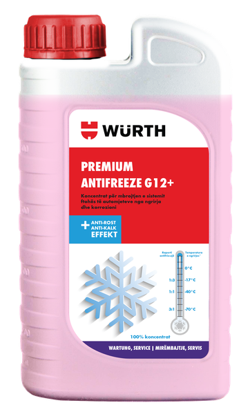 Fotoja e Antifriz Würth G12+, -70°C, 1L