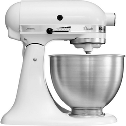 Fotoja e Mikser tavoline KitchenAid (5K45SSEWH), 275W, 4.3 L, i bardhë